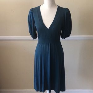BCBGMaxAzria Teal Midi Dress